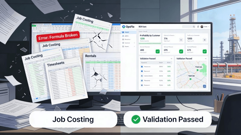 How Excel Is Quietly Draining 2-3% of Your Oilfield Revenue Every Year