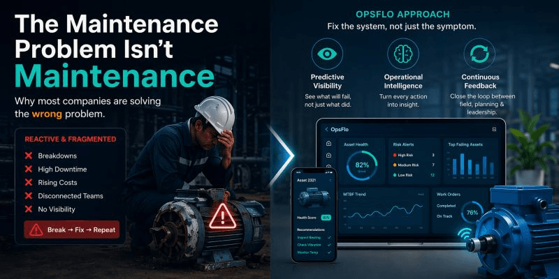 Why Your Equipment Keeps Breaking Down (It's Not a Maintenance Problem)